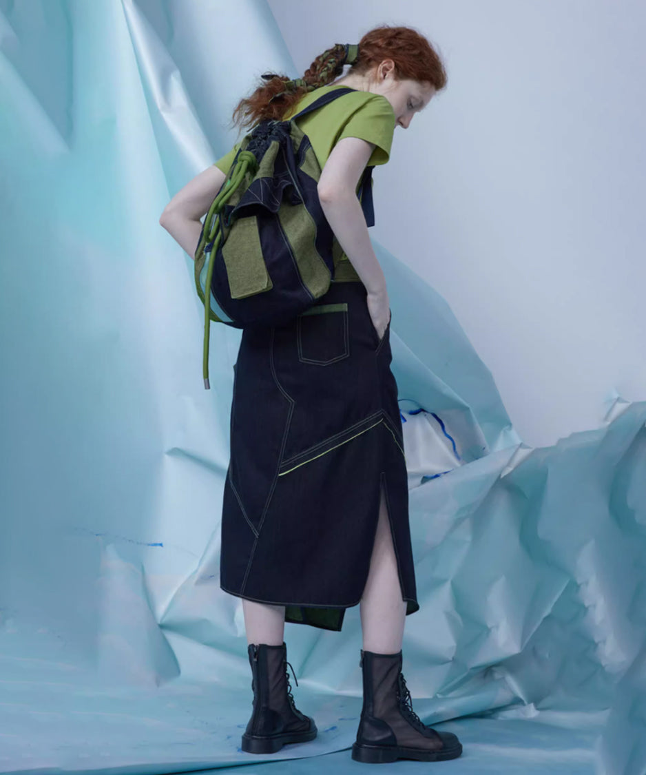 Denim Backpack