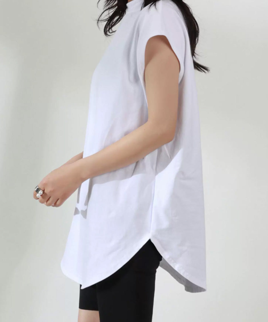 Layered Hem Sleeveless Top