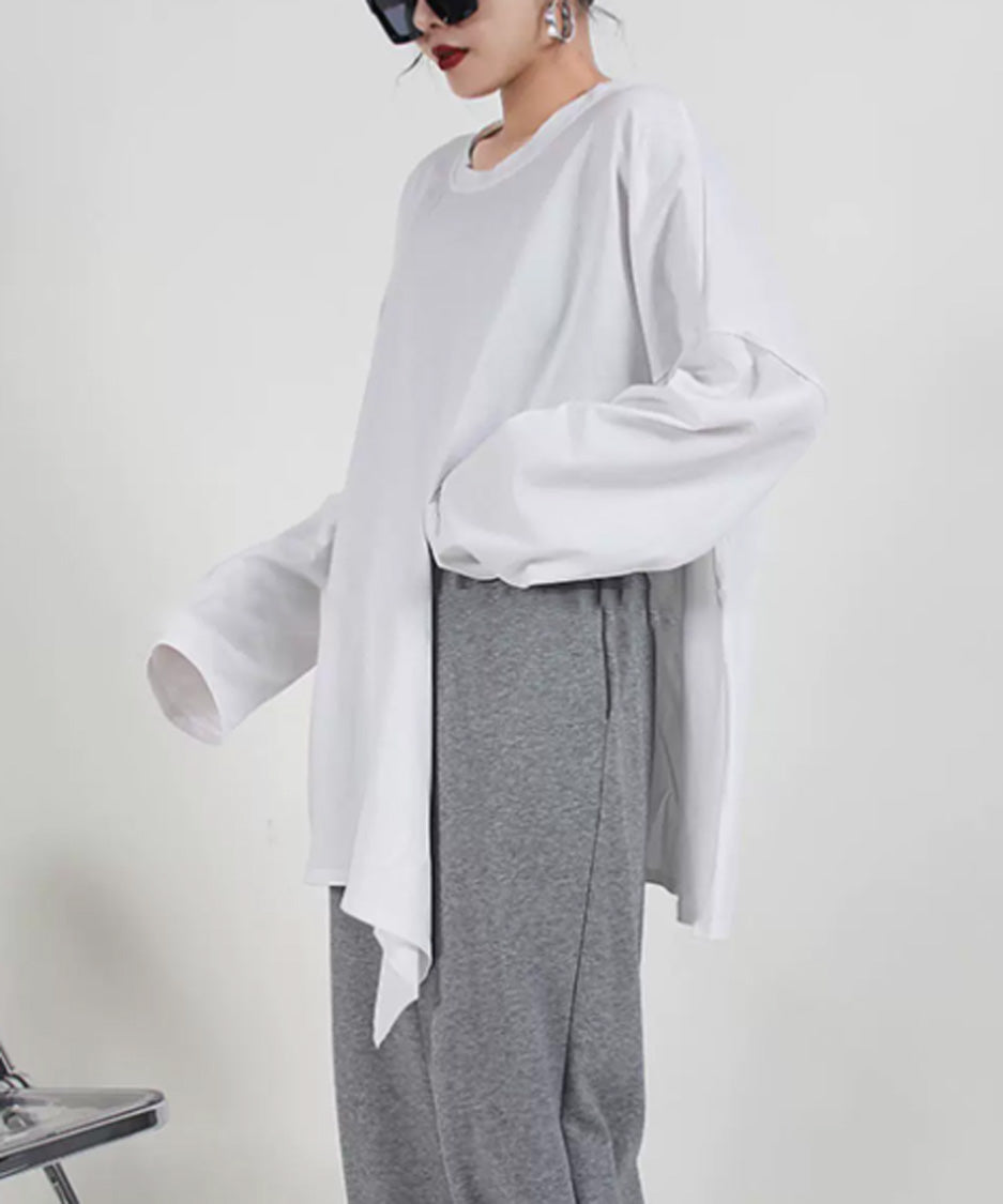 Side Slit Drape Top
