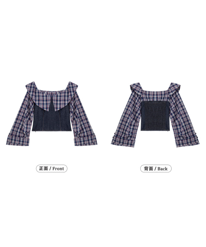 Plaid Denim Layered Series