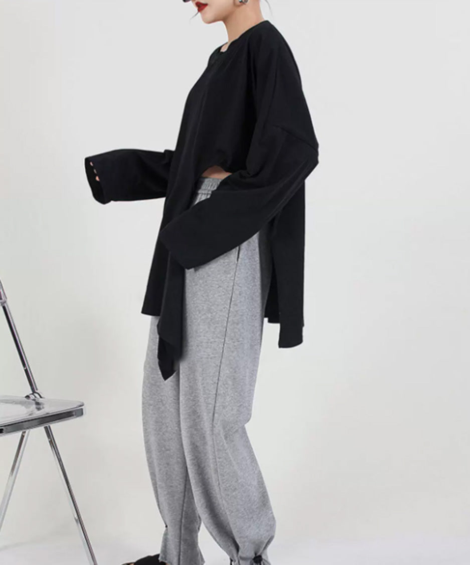 Side Slit Drape Top