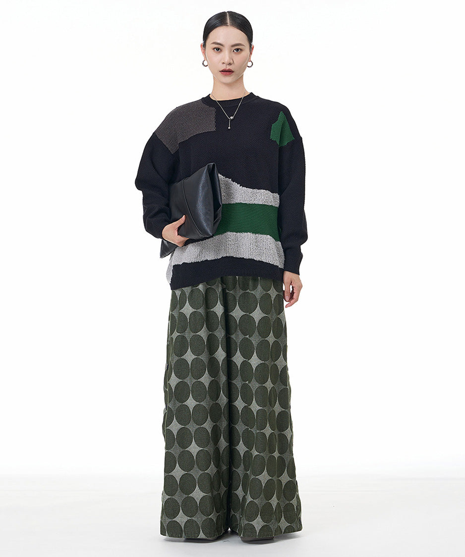 Abstract Block Knit Series