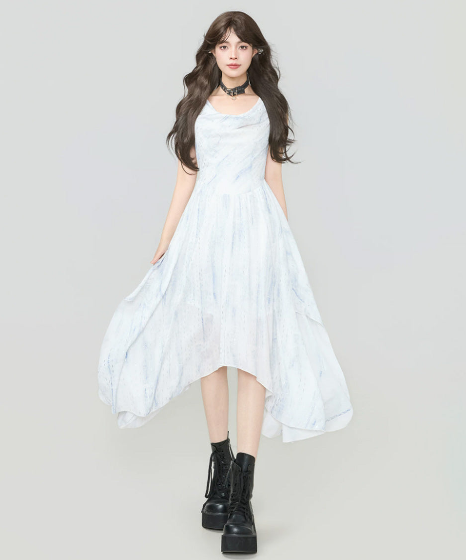 Drape Veil Dress