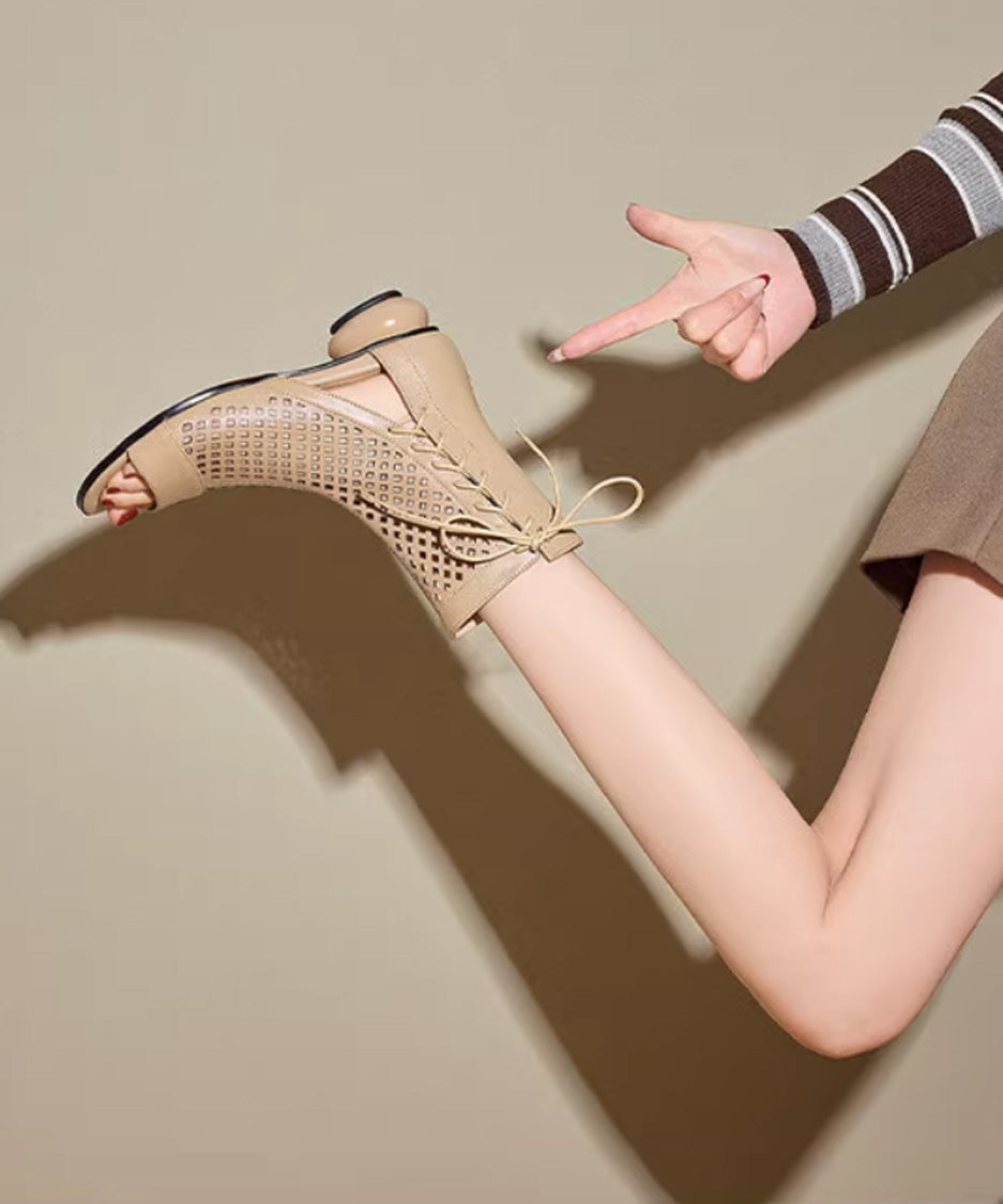 Grid Cut Boots