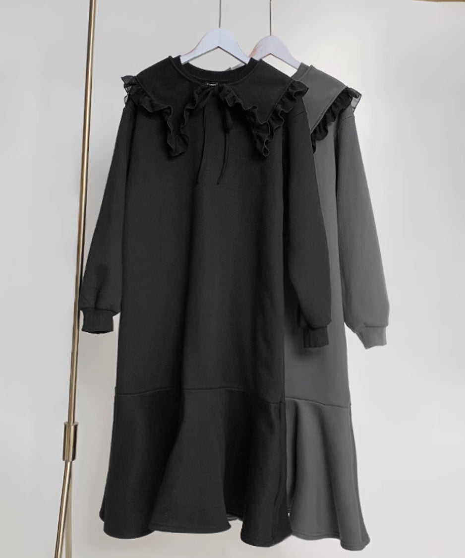 Sailor Collar Sweat Dress