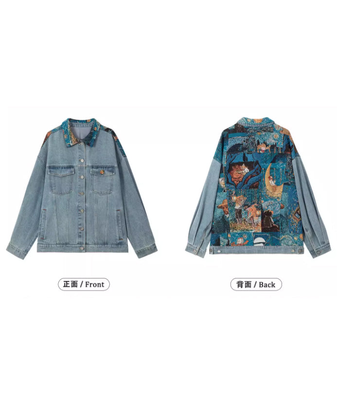 Vintage Patch Denim Jacket