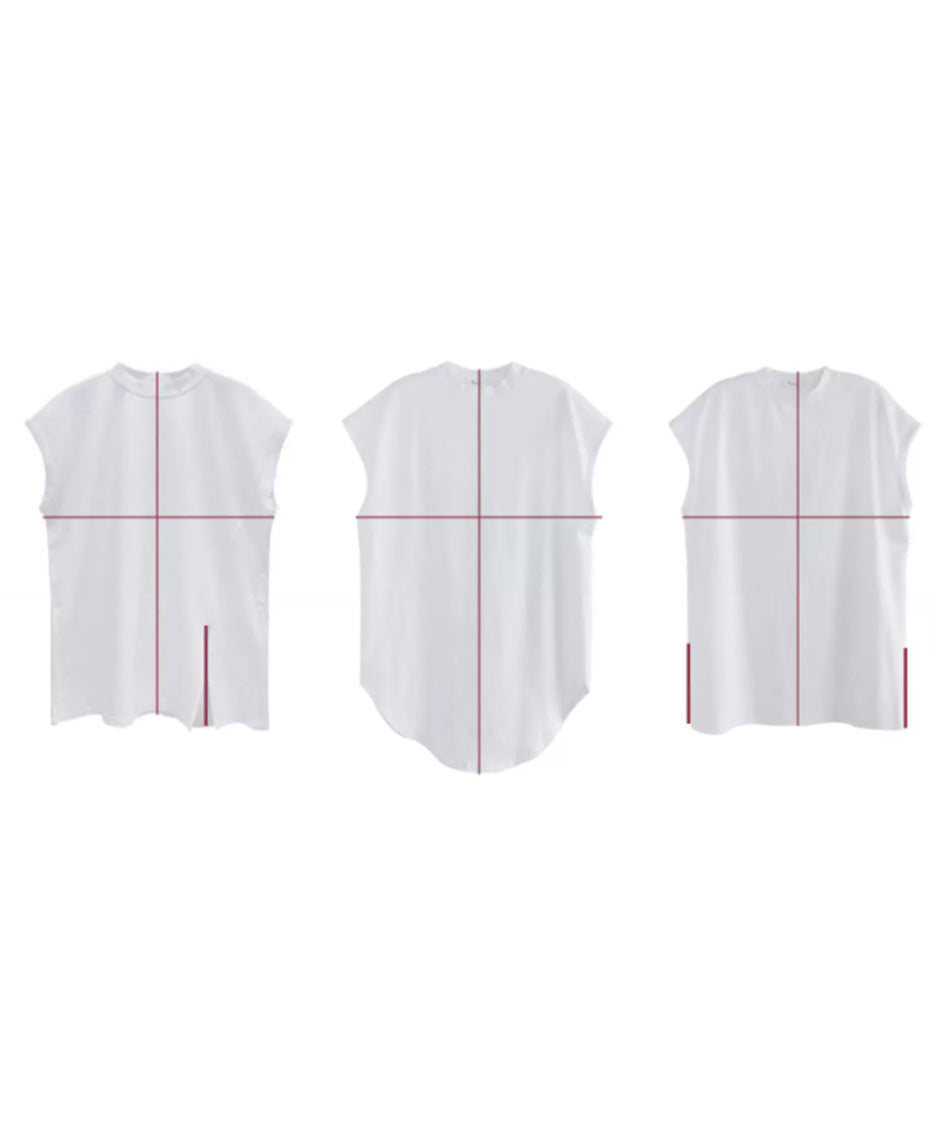 Layered Hem Sleeveless Top