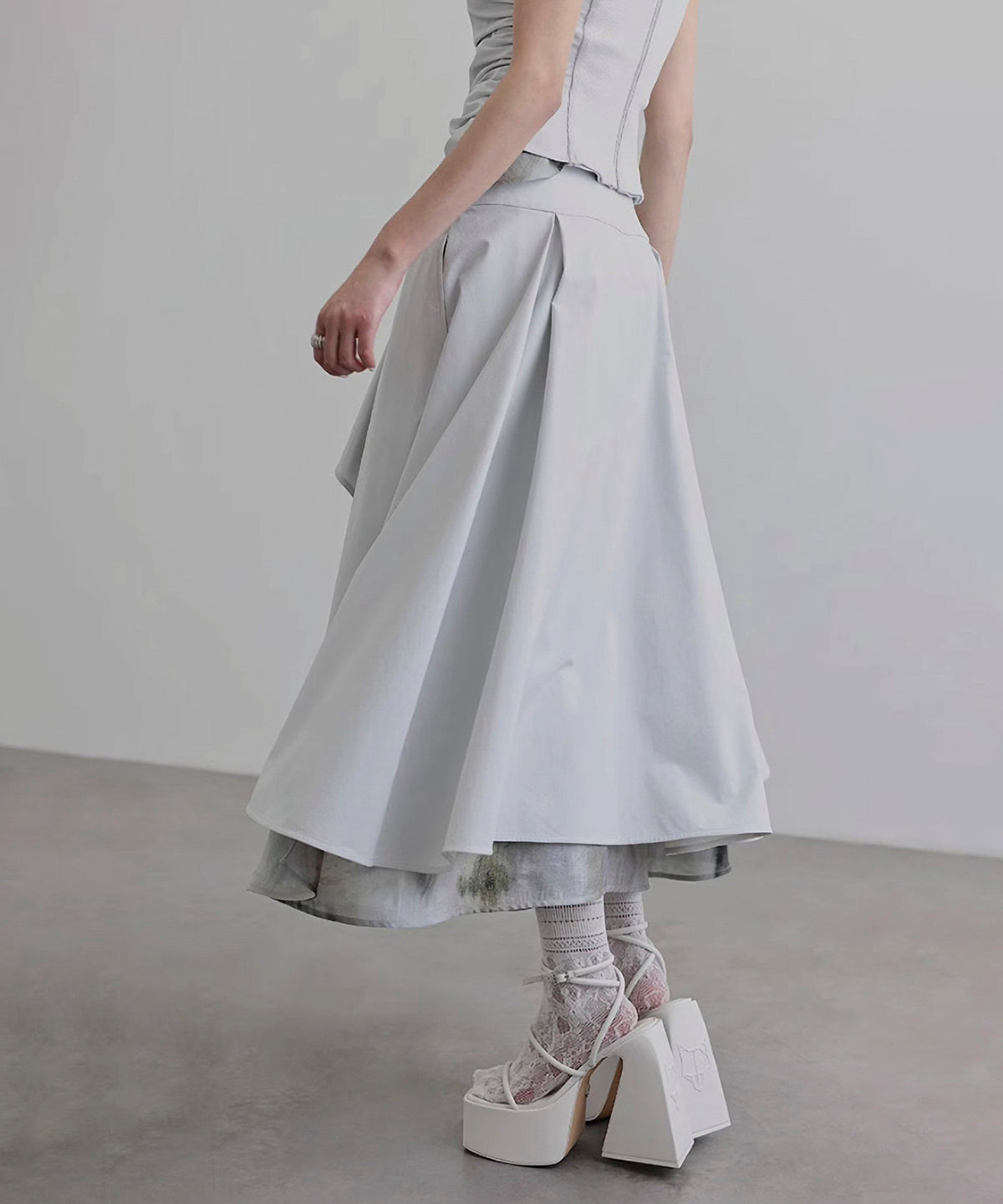 Mix Material Skirt