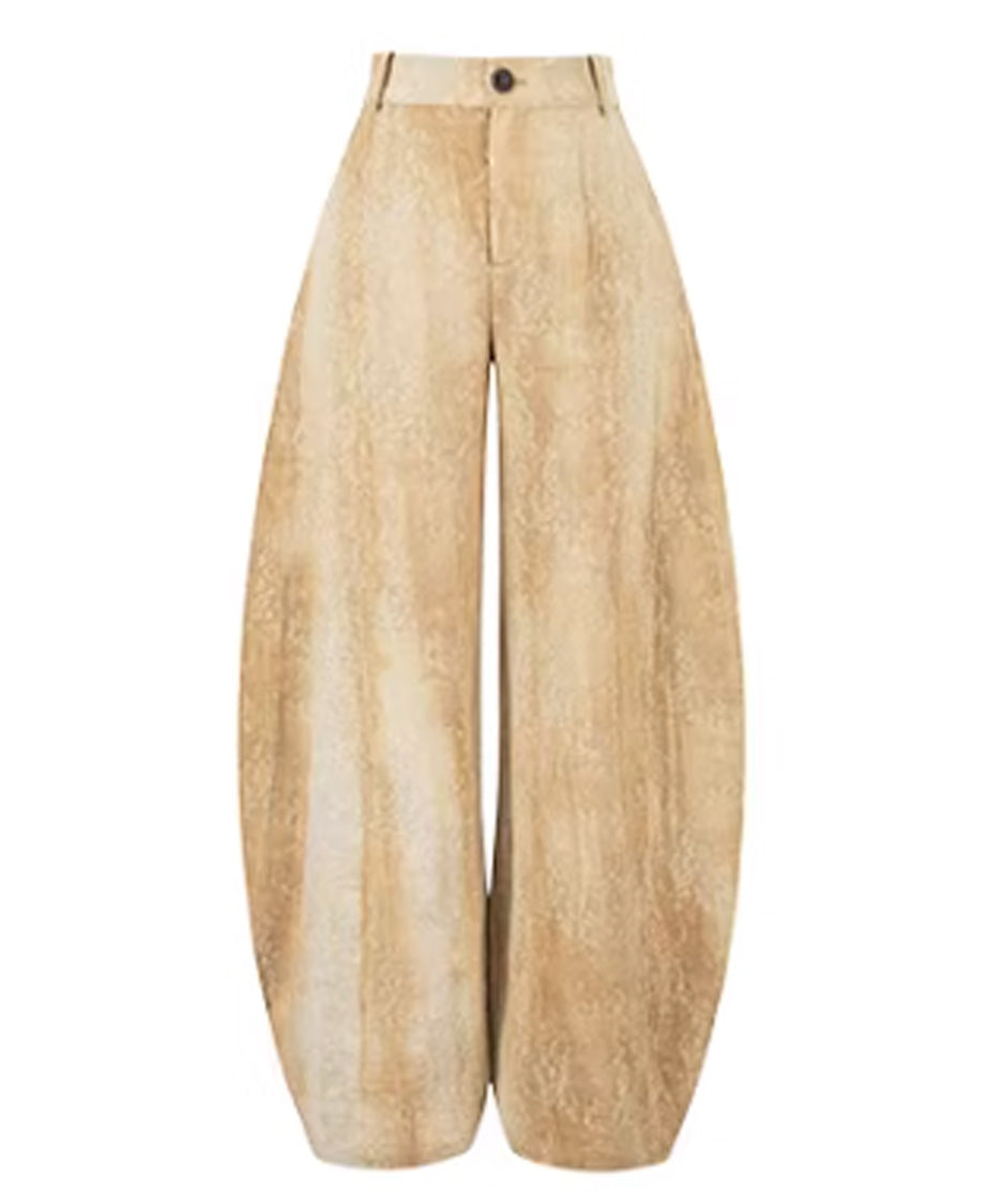 Thorn Embroidery Volume Wide Pants