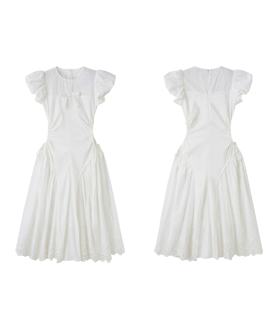 Side Cut Bow Dress