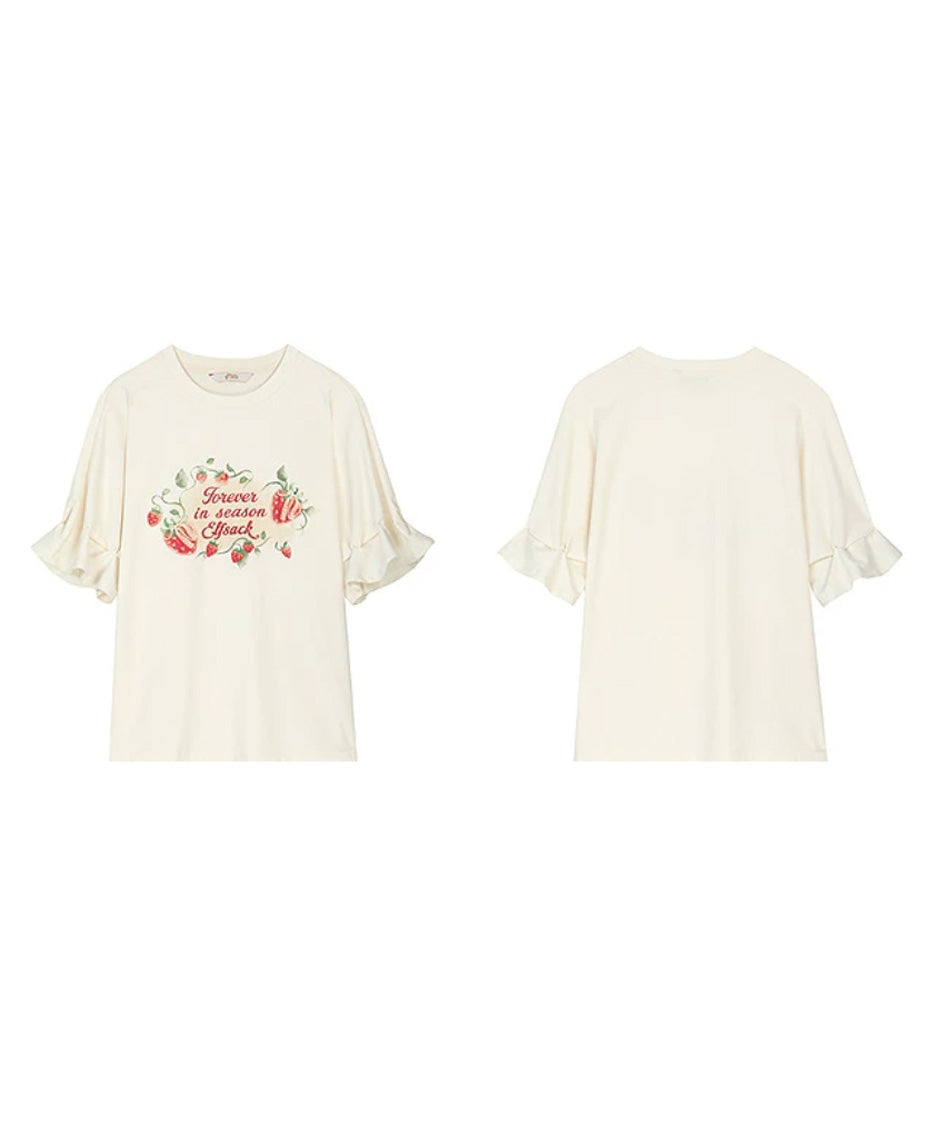 Berry Flutter Top