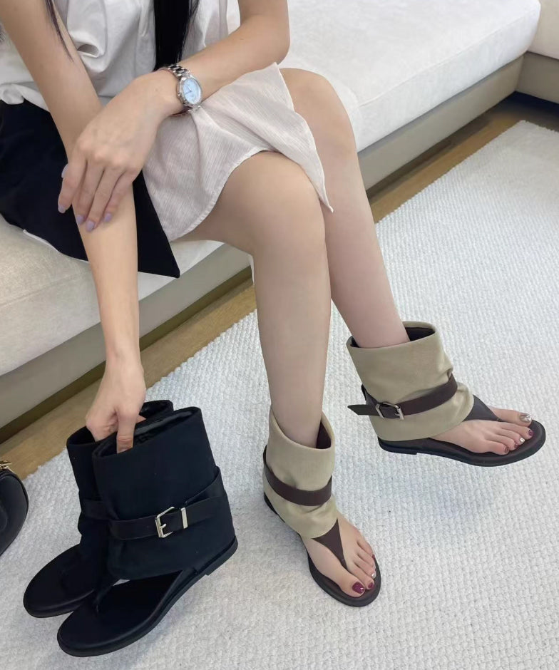 Canvas Belted Cover Sandal