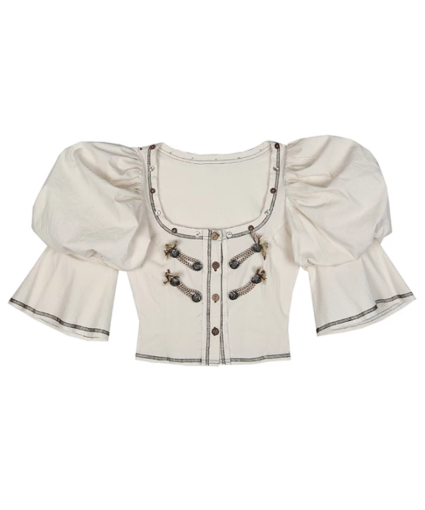 Corset Puff Blouse