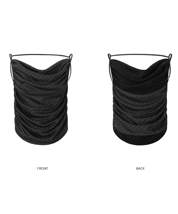 Draped Satin Cami Top