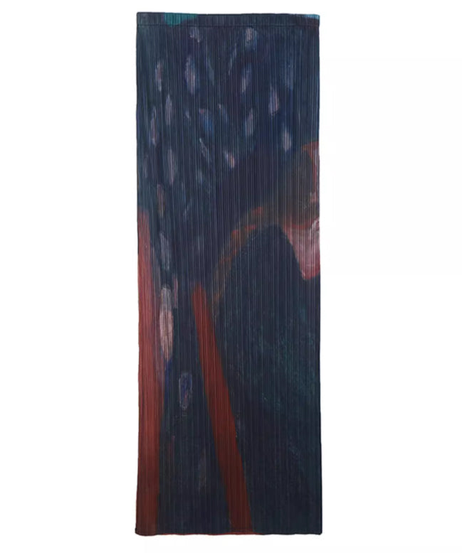 Pleated Art  Skirt