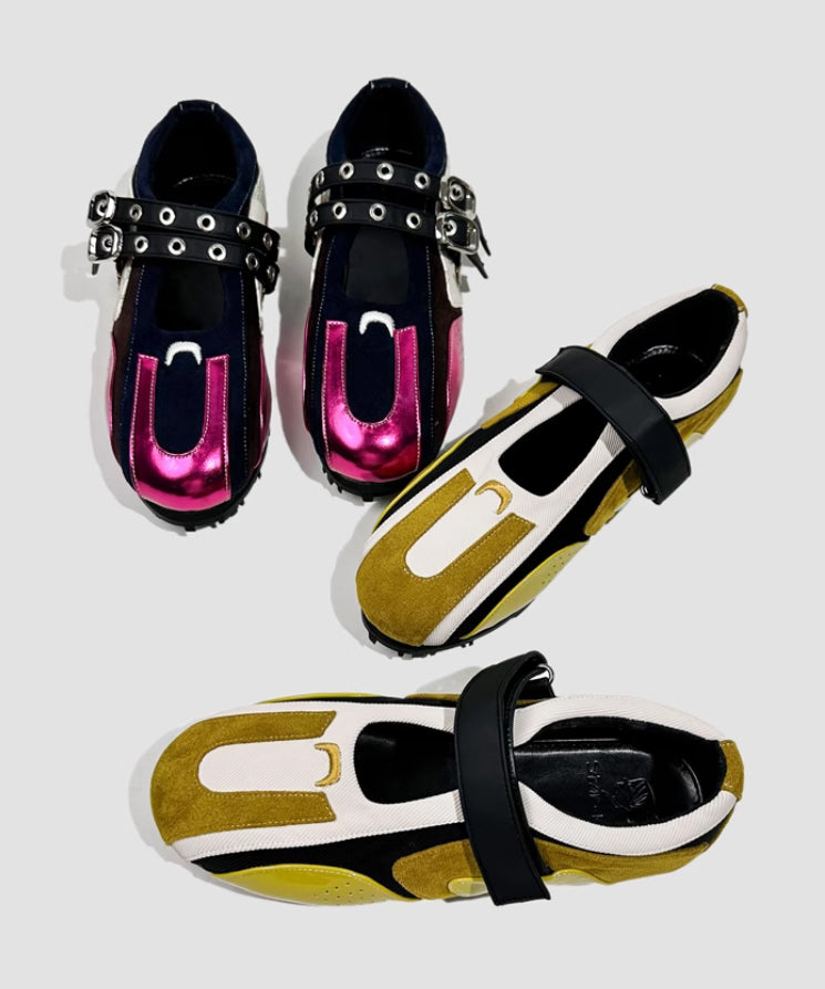 Red Rivet Runner Shoes