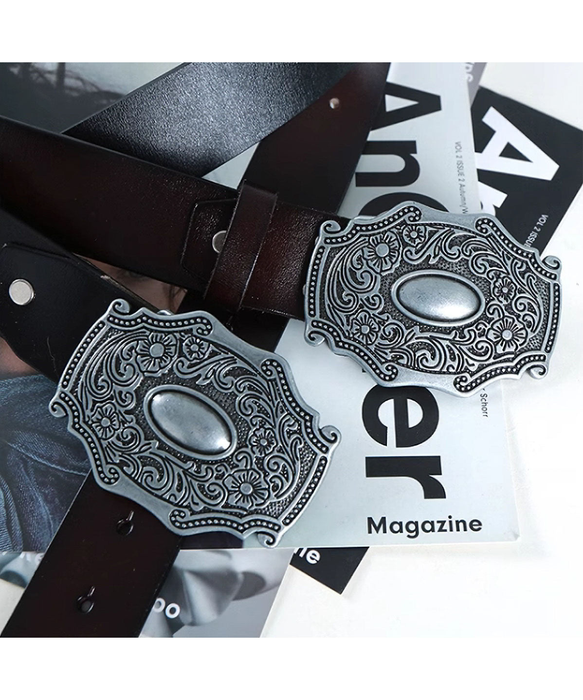 Floral Buckle Belt