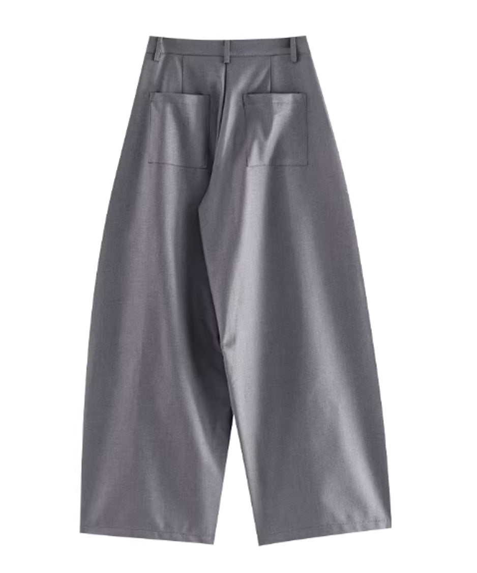 Structured Volume Wide Pants