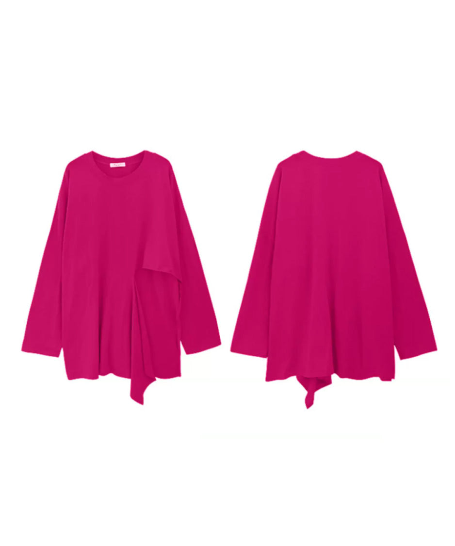 Side Slit Drape Top