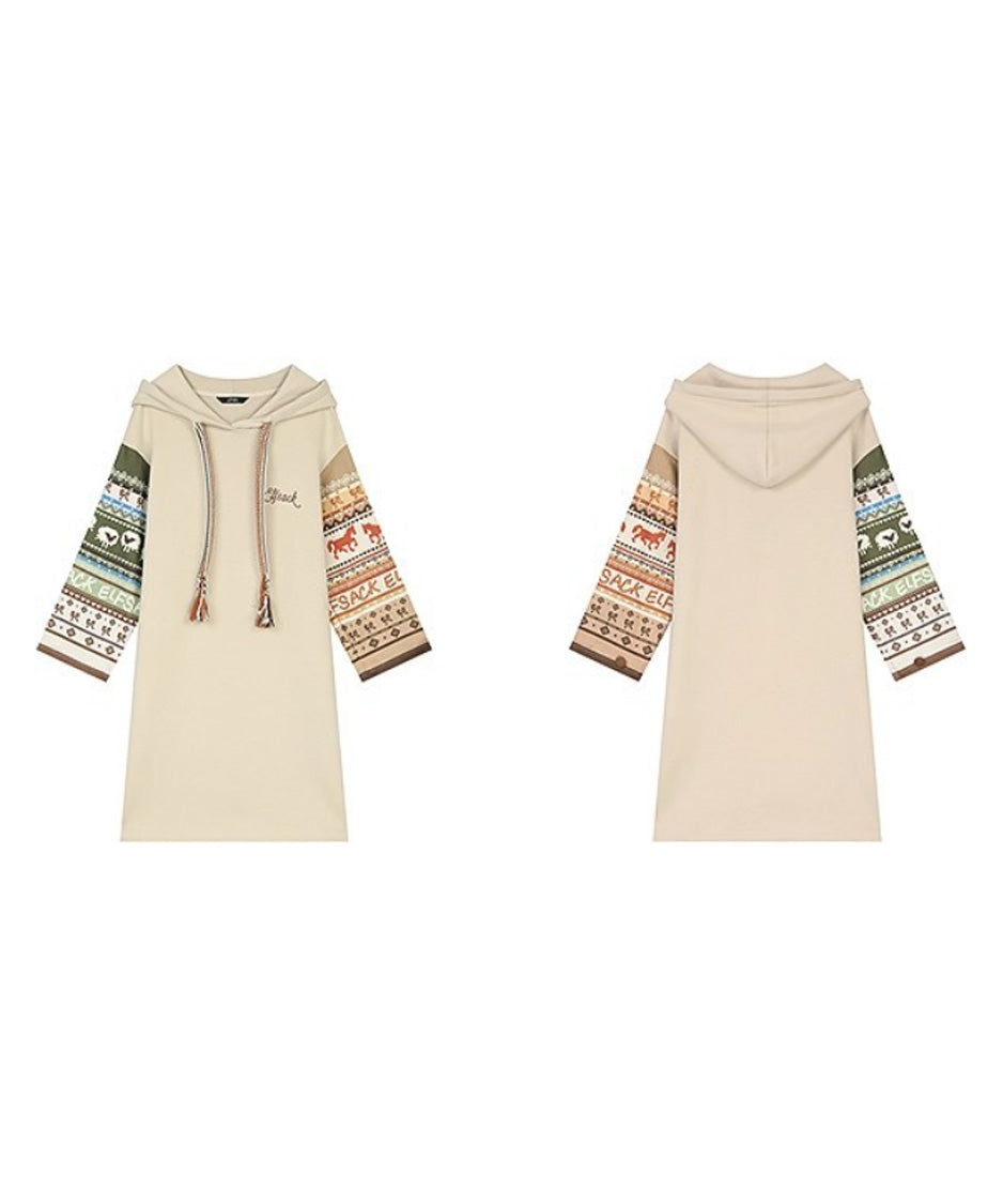 Nomad Knit Hood Dress