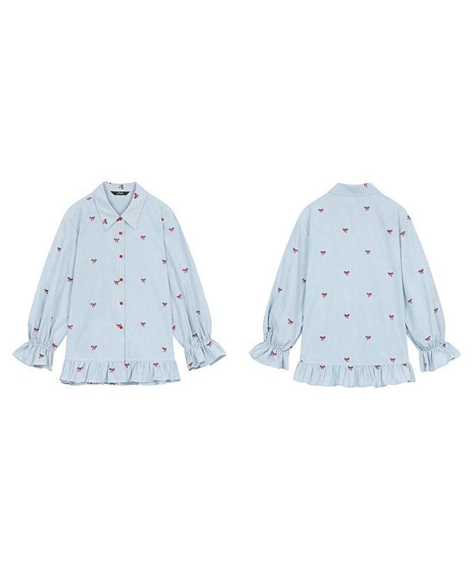 Cherry Veil Blouse