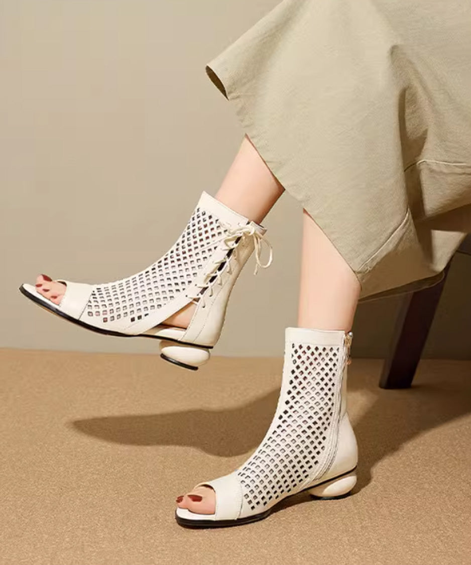 Grid Cut Boots