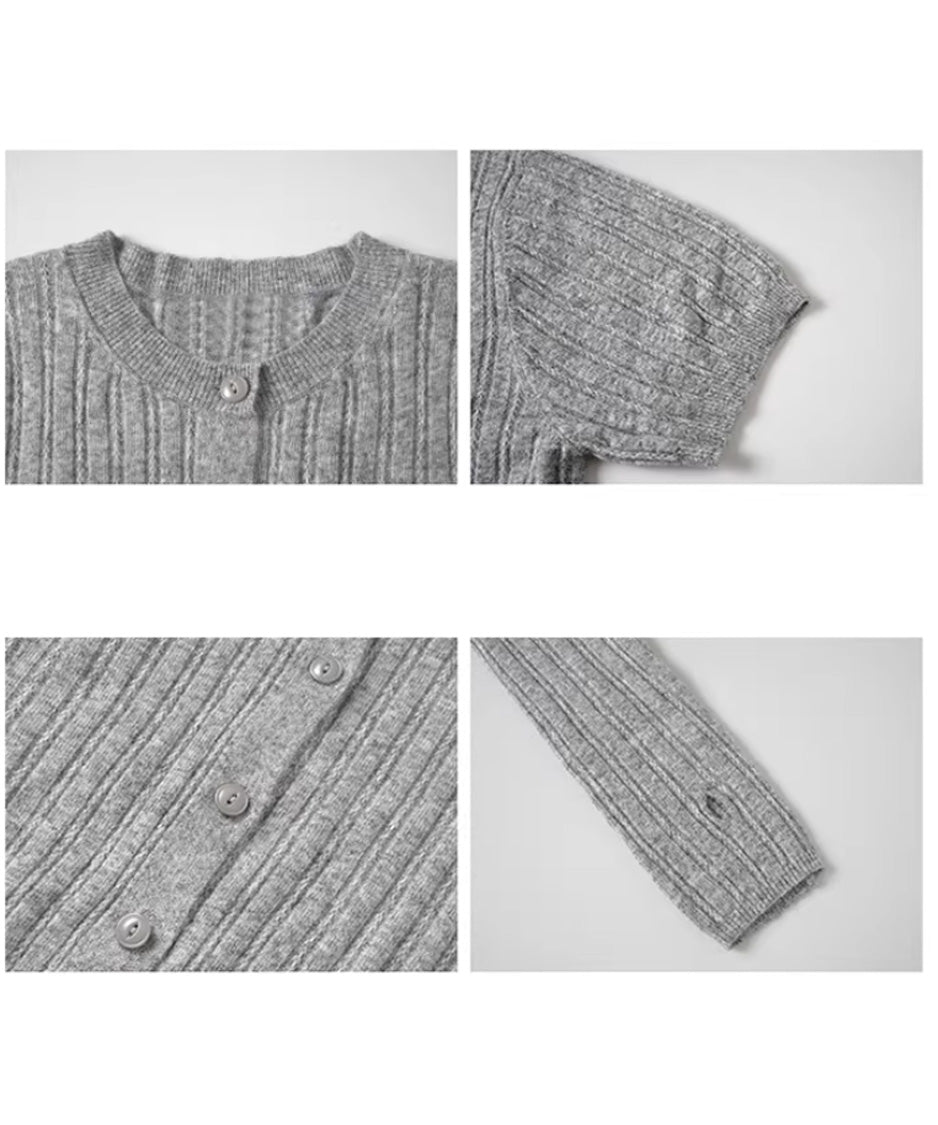 Rib Button Pleats Series