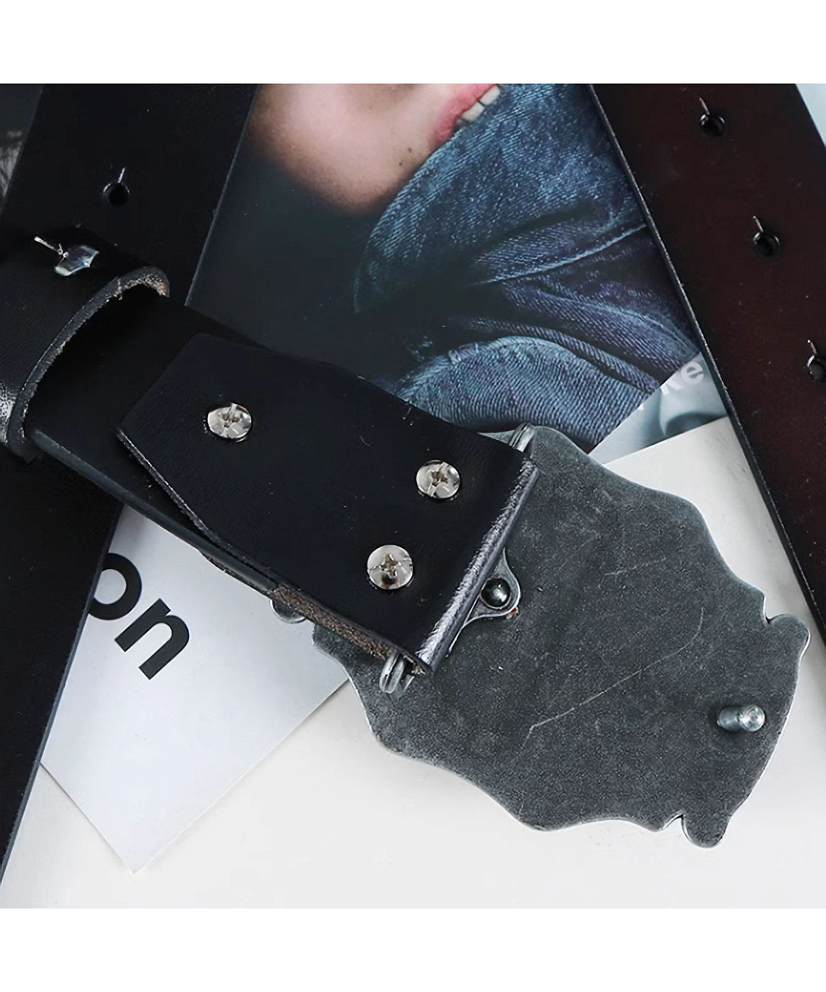 Floral Buckle Belt