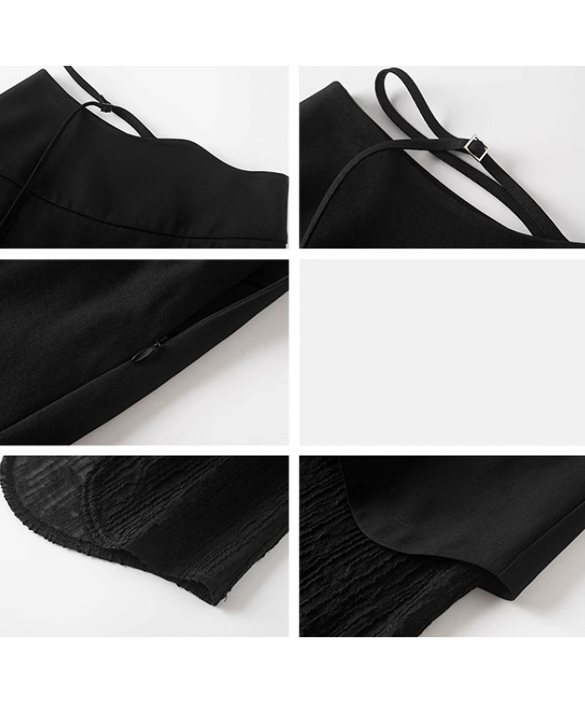 Wave Line Patchwork Skirt