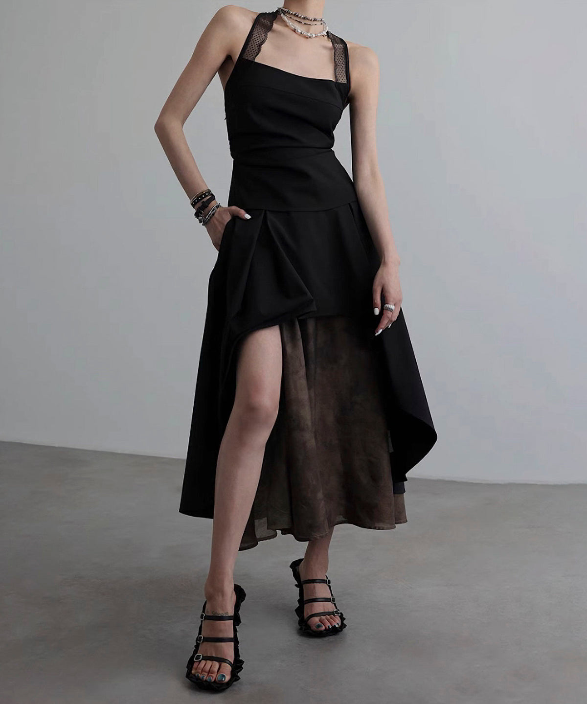 Mix Material Skirt