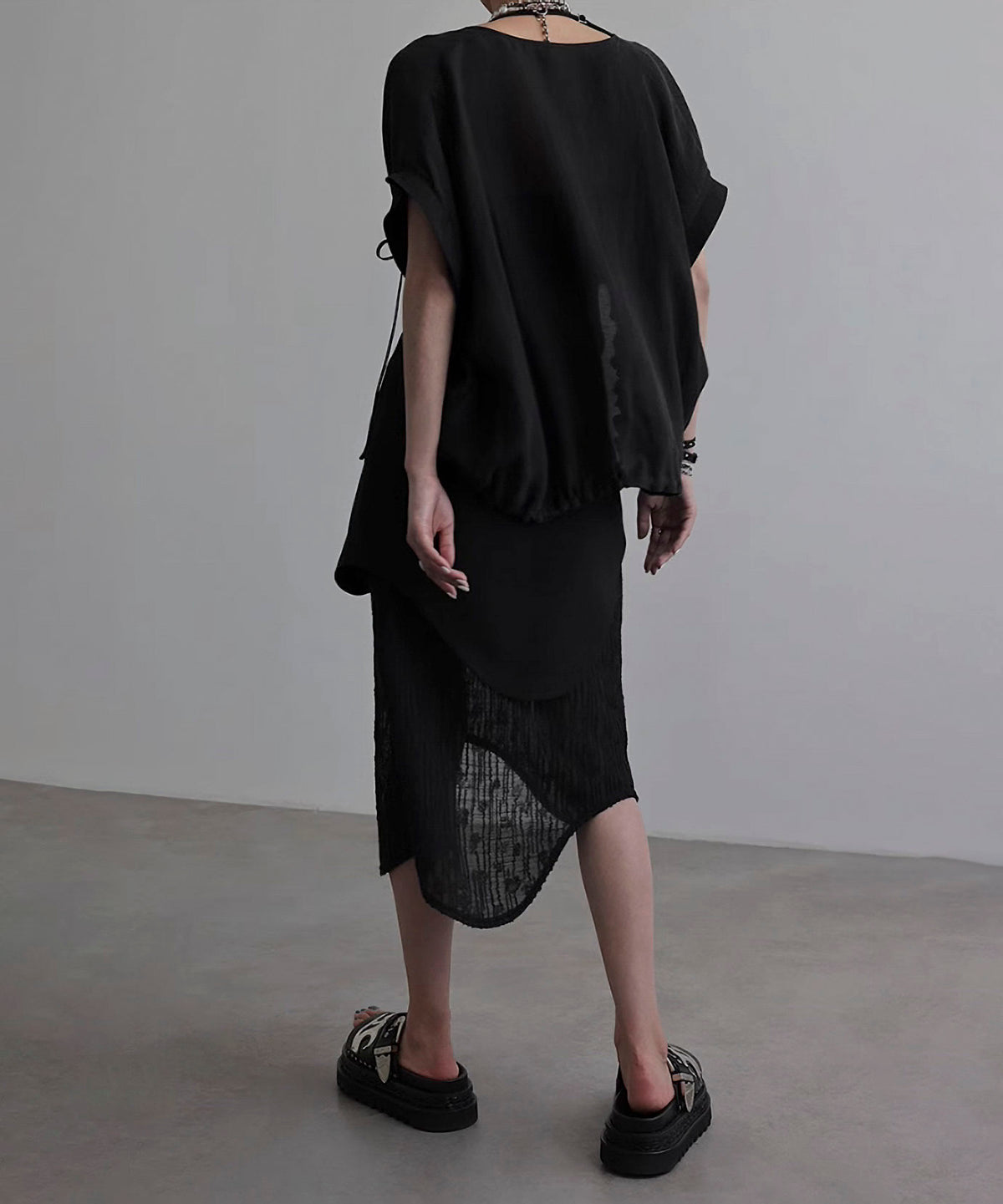 Square Sleeve Blouse