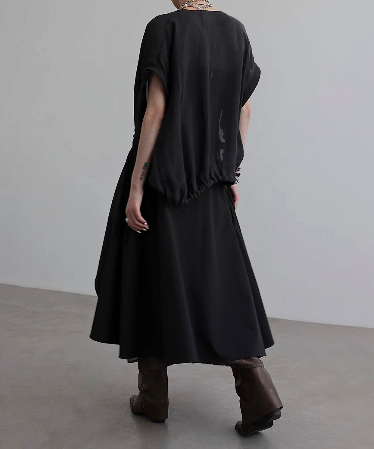Mix Material Skirt