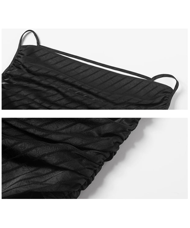 Draped Satin Cami Top
