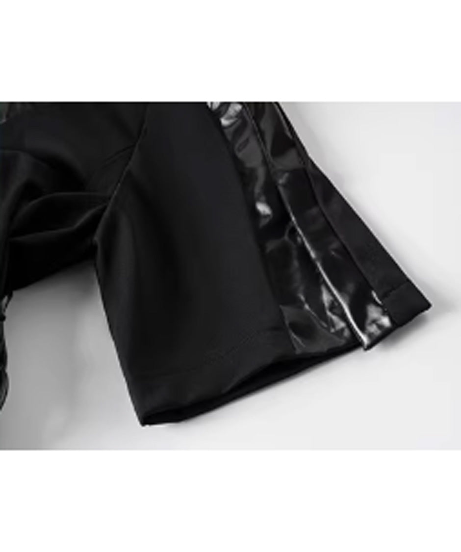 Gloss Panel Strap Dress