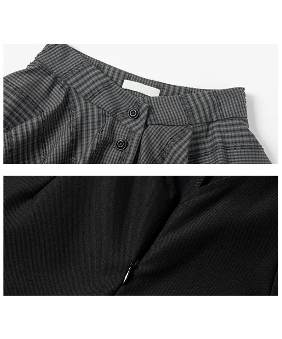 Shadow Flare Tuck Pants