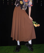 skirt / Brown / S