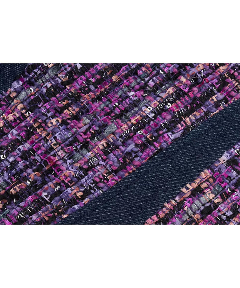 Tweed Crop Frame Jacket