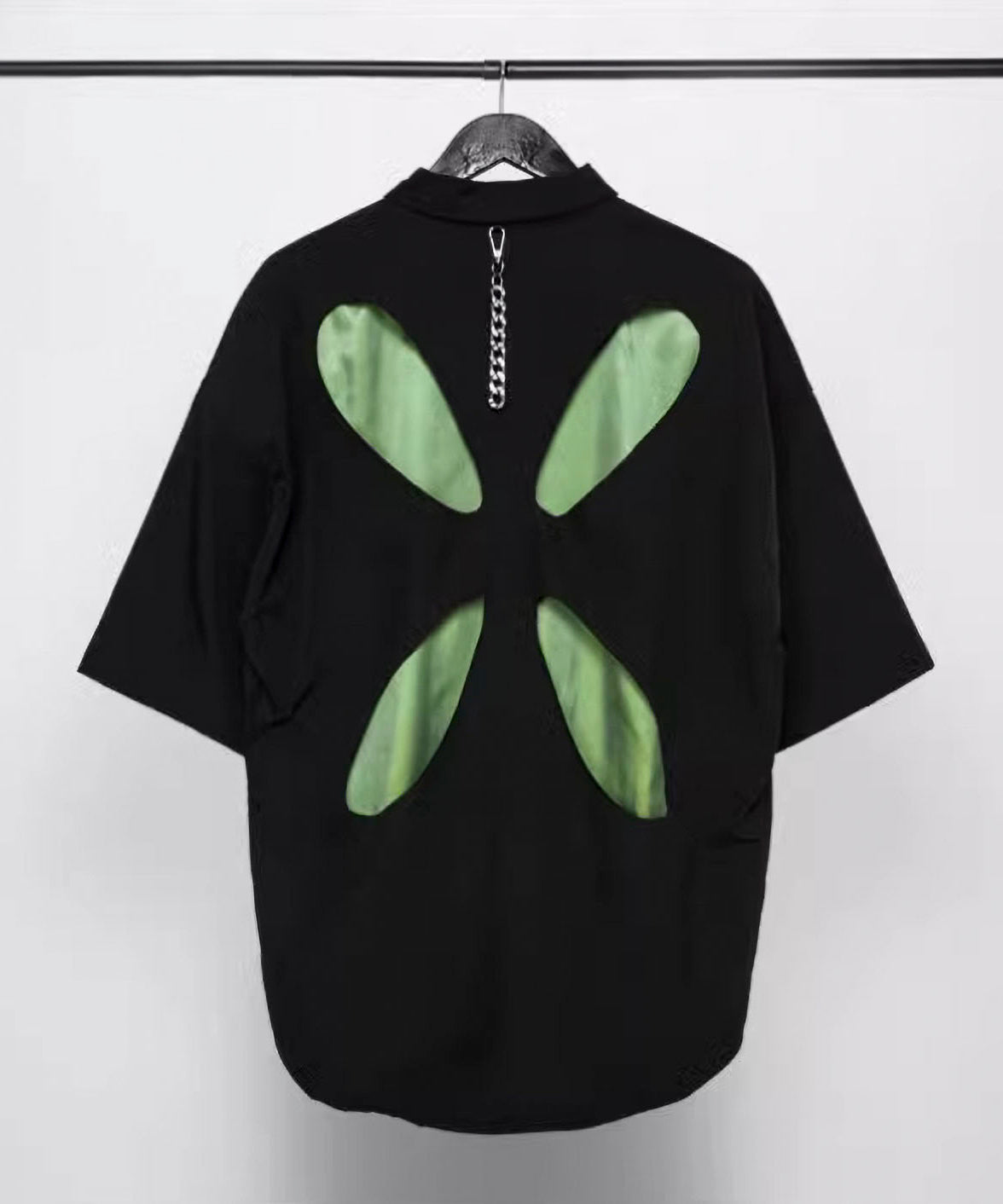 Oval Hollow Design Shirt