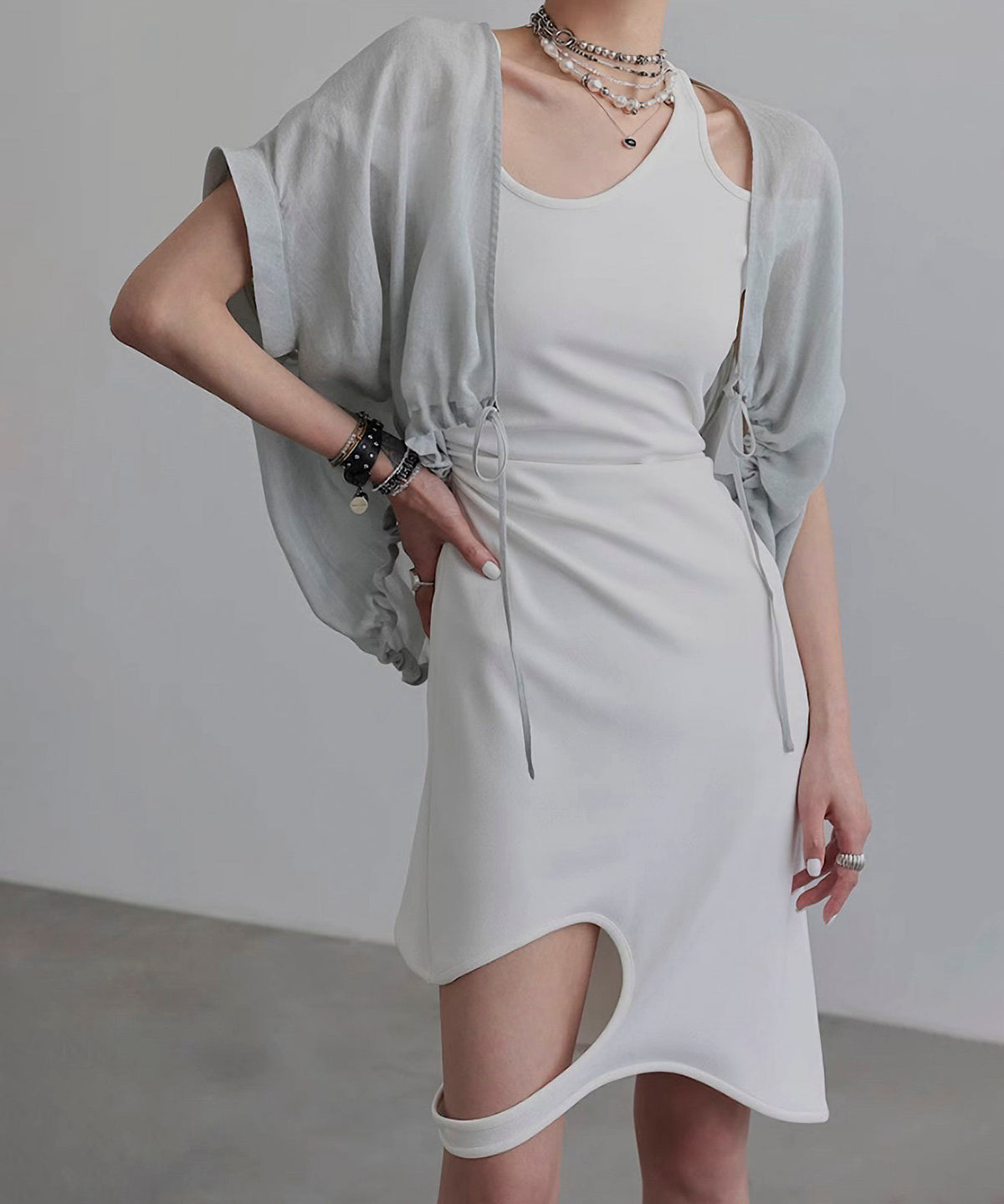 Square Sleeve Blouse