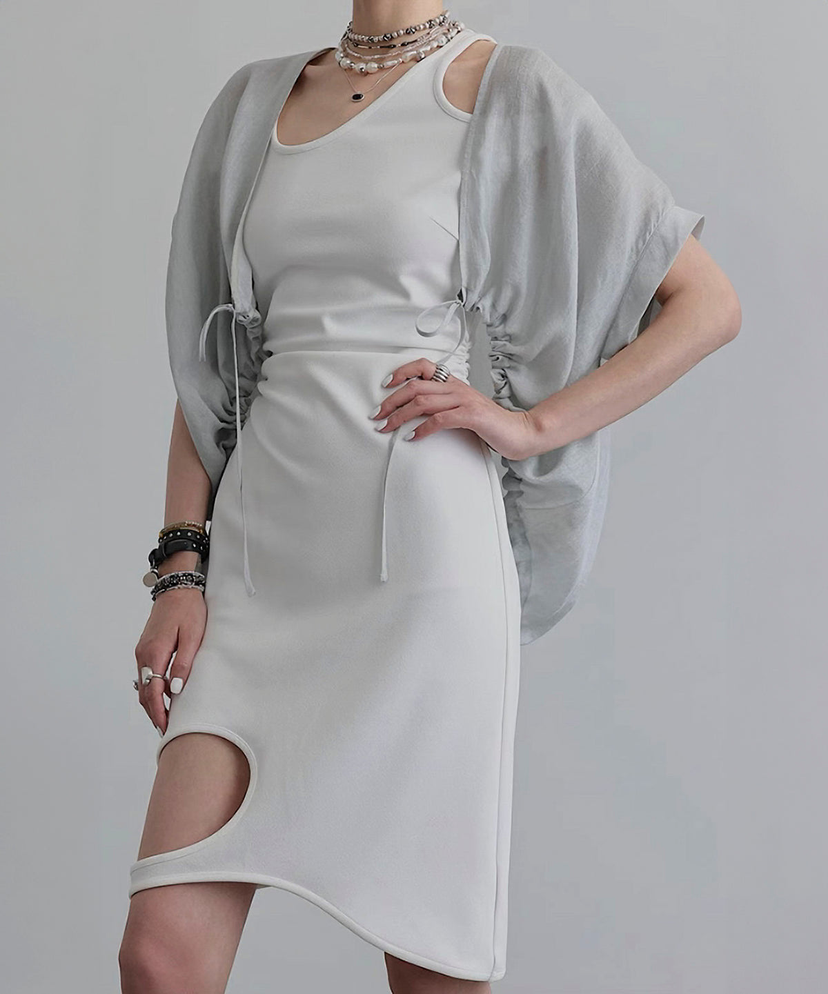Square Sleeve Blouse
