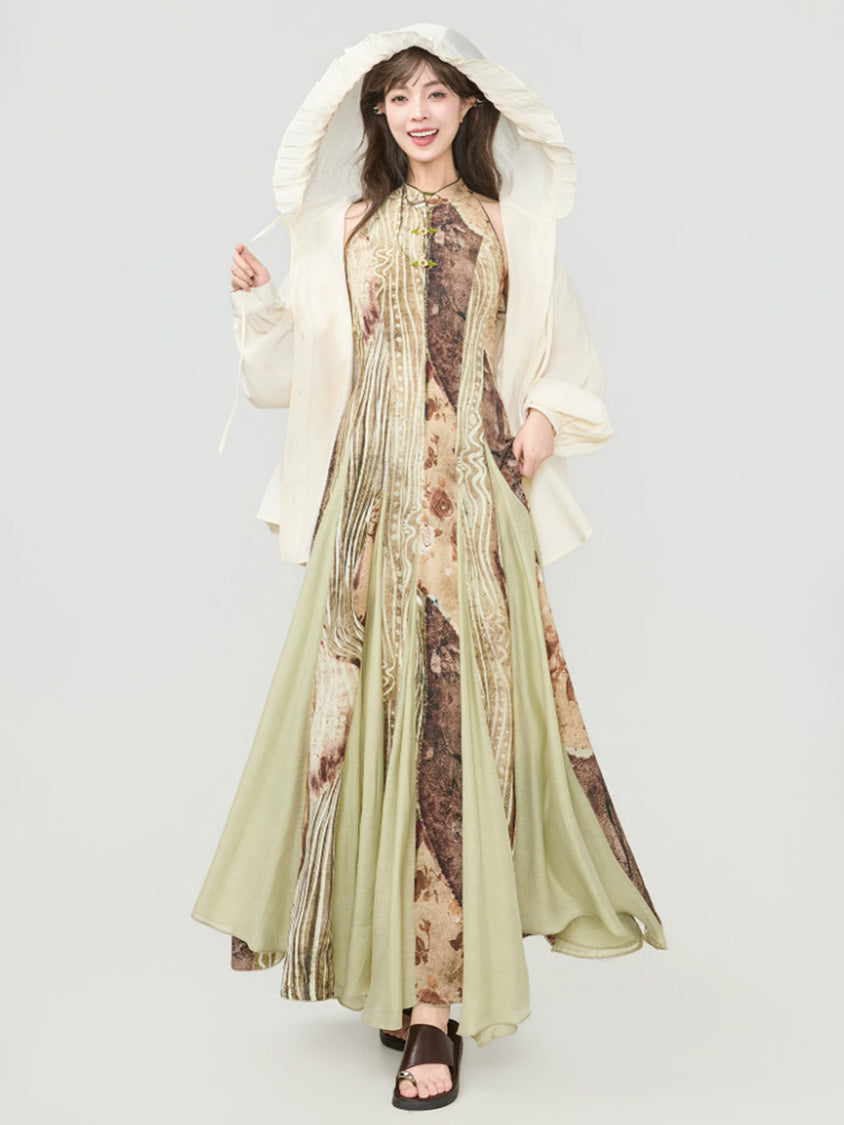 Botanical Veil Dress
