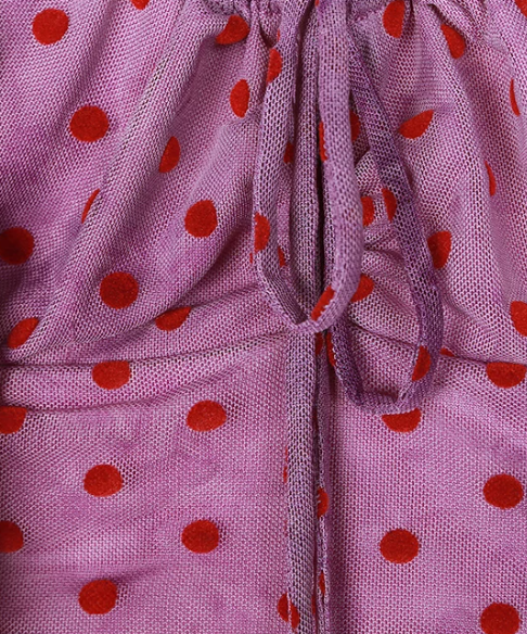 Slip Dot Gather Top