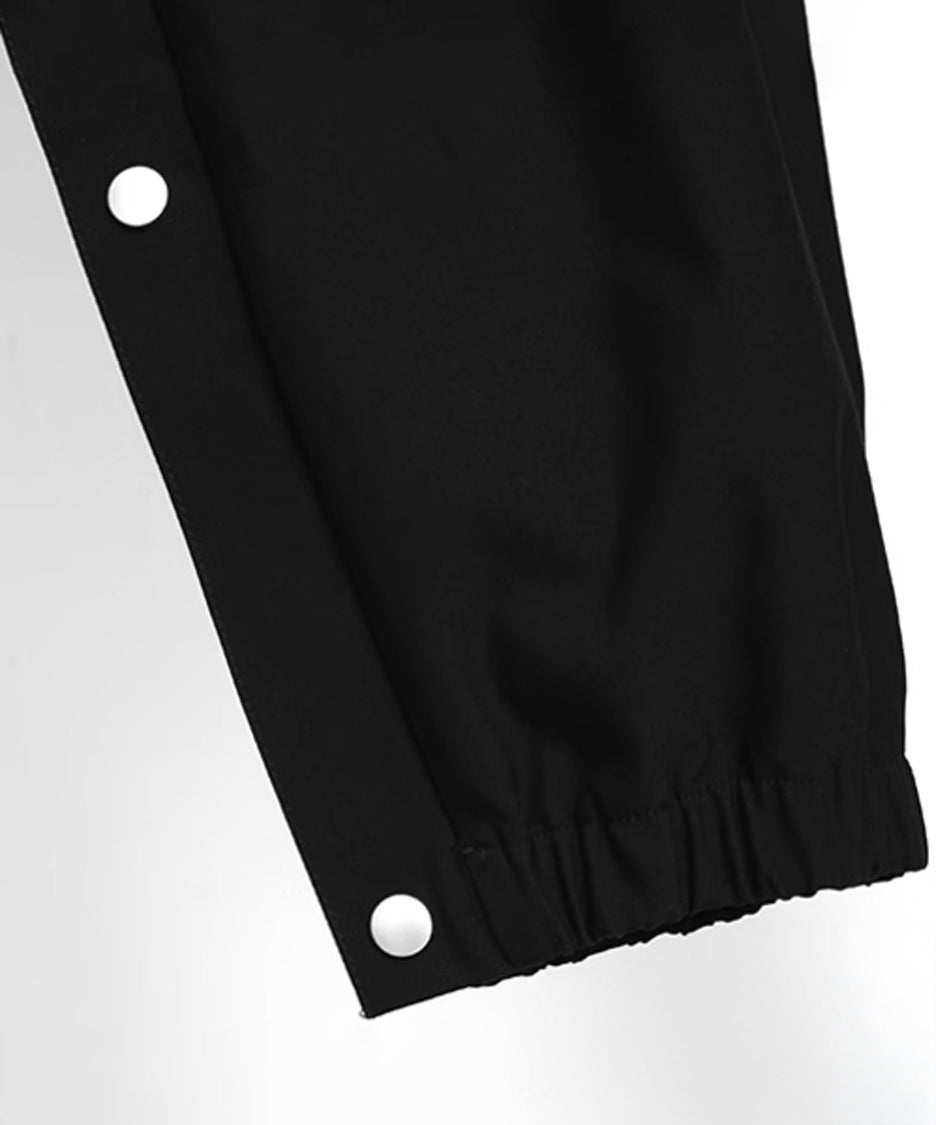 Side Button Tapered Pants
