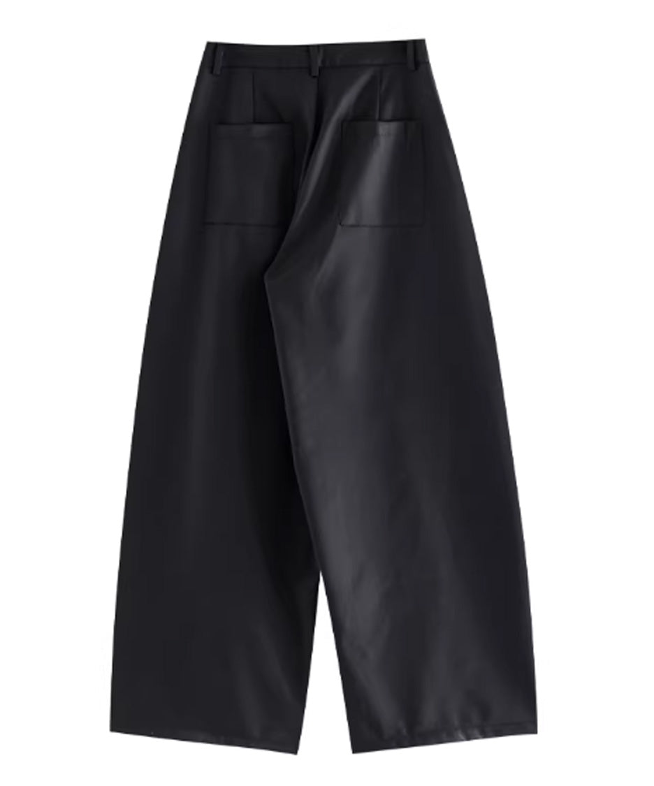 Structured Volume Wide Pants