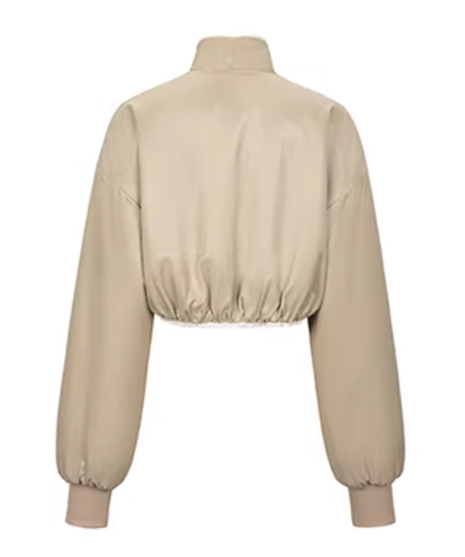 Reversible Fleece Cropped Jacket