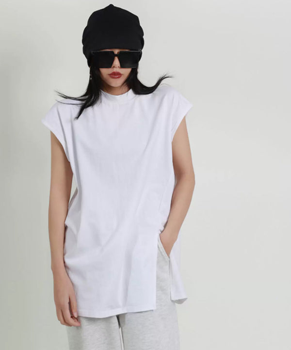 Layered Hem Sleeveless Top
