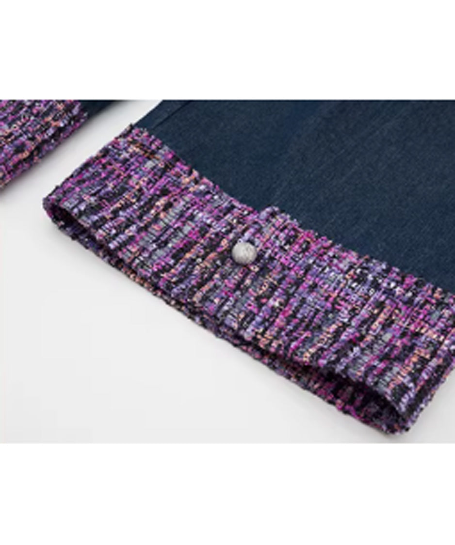 Tweed Accent Flow Pants