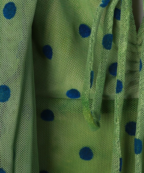 Slip Dot Gather Top