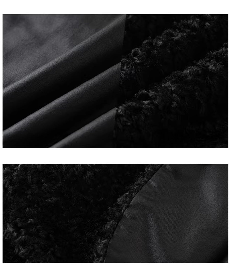 Reversible Fleece Cropped Jacket