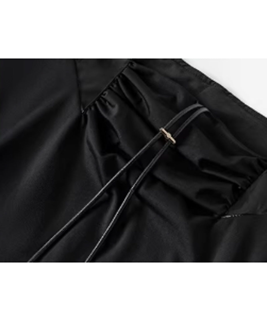 Gloss Panel Strap Dress